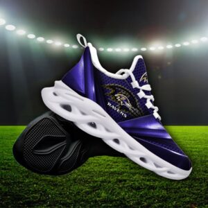 Custom Name Baltimore Ravens Personalized Max Soul Shoes