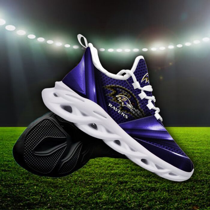 Custom Name Baltimore Ravens Personalized Max Soul Shoes