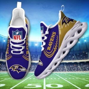 Custom Name Baltimore Ravens Personalized Max Soul Shoes 81