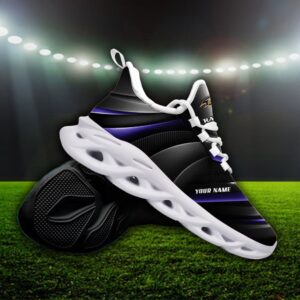 Custom Name Baltimore Ravens Personalized Max Soul Shoes 83