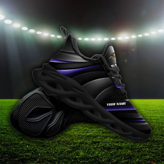 Custom Name Baltimore Ravens Personalized Max Soul Shoes 83