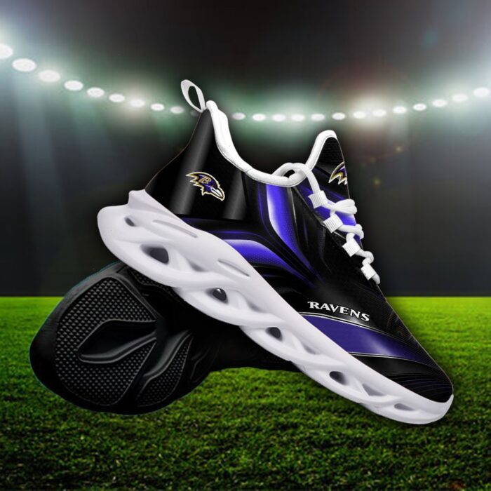 Custom Name Baltimore Ravens Personalized Max Soul Shoes 84