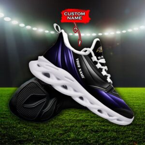 Custom Name Baltimore Ravens Personalized Max Soul Shoes 85