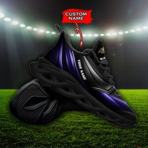 Custom Name Baltimore Ravens Personalized Max Soul Shoes 85