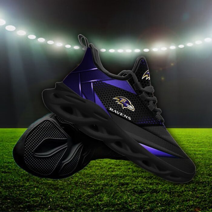 Custom Name Baltimore Ravens Personalized Max Soul Shoes 87