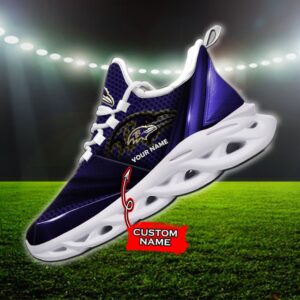 Custom Name Baltimore Ravens Personalized Max Soul Shoes 89