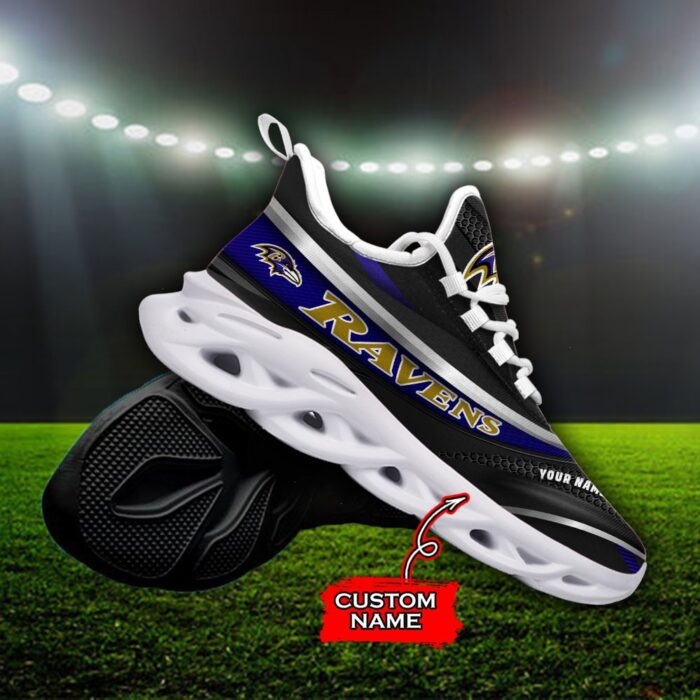 Custom Name Baltimore Ravens Personalized Max Soul Shoes 94