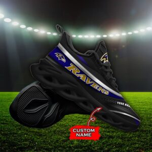 Custom Name Baltimore Ravens Personalized Max Soul Shoes 94