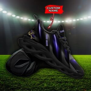 Custom Name Baltimore Ravens Personalized Max Soul Shoes Ver 1