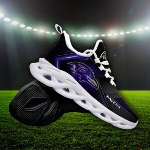 Custom Name Baltimore Ravens Personalized Max Soul Shoes Ver 2