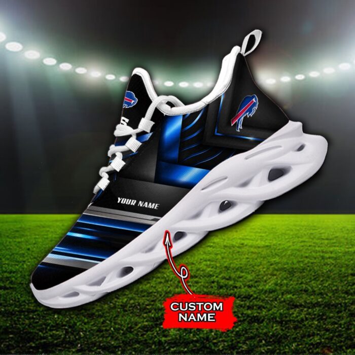 Custom Name Buffalo Bills Personalized Max Soul Shoes 86