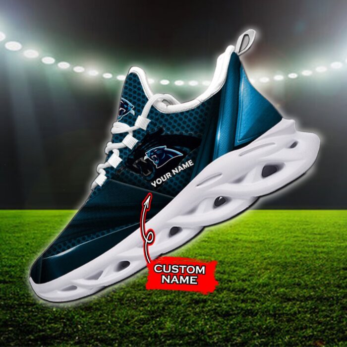 Custom Name Carolina Panthers Personalized Max Soul Shoes