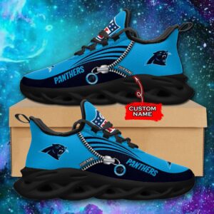 Custom Name Carolina Panthers Personalized Max Soul Shoes 75