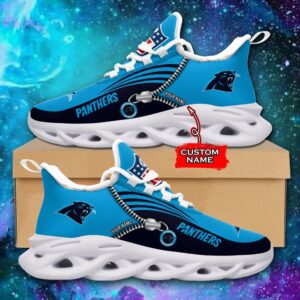 Custom Name Carolina Panthers Personalized Max Soul Shoes 75