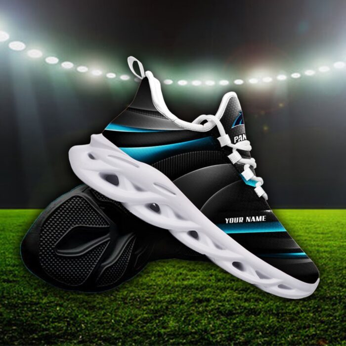 Custom Name Carolina Panthers Personalized Max Soul Shoes 83