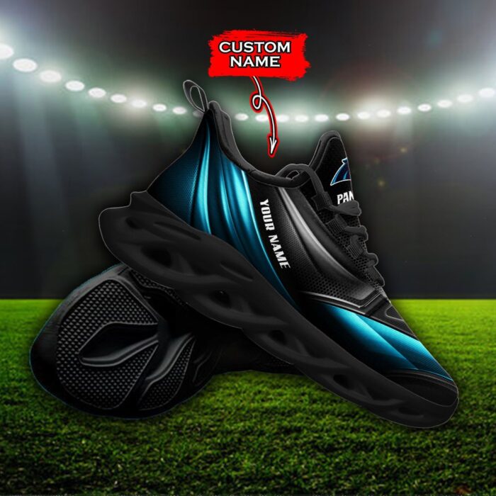 Custom Name Carolina Panthers Personalized Max Soul Shoes 85