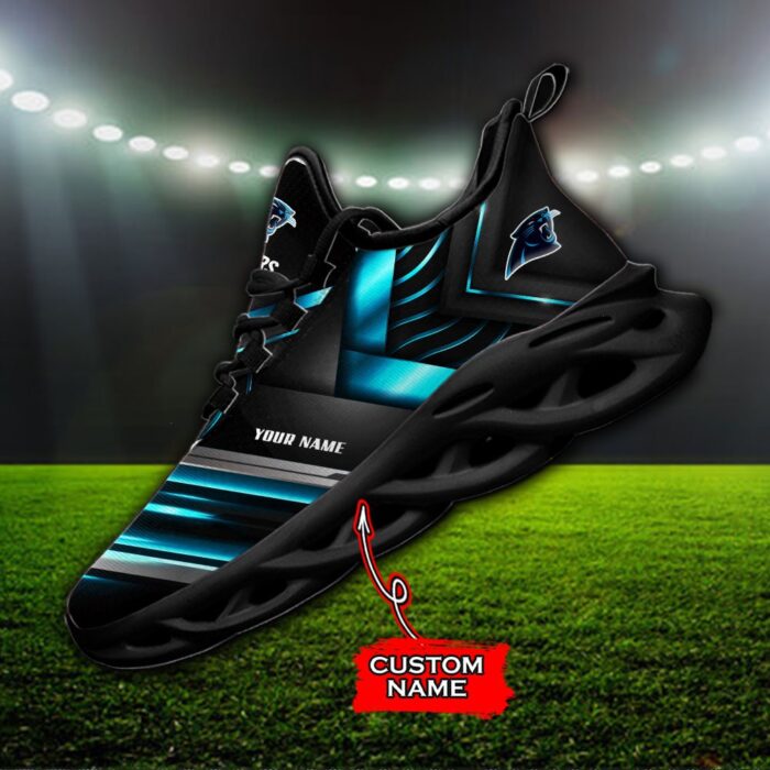 Custom Name Carolina Panthers Personalized Max Soul Shoes 86