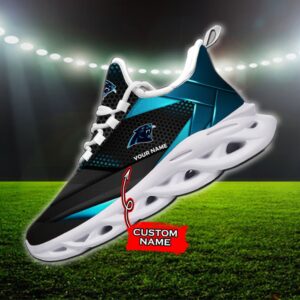 Custom Name Carolina Panthers Personalized Max Soul Shoes 87