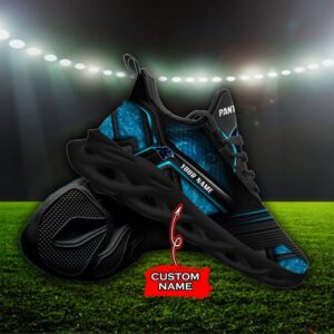 Custom Name Carolina Panthers Personalized Max Soul Shoes 93