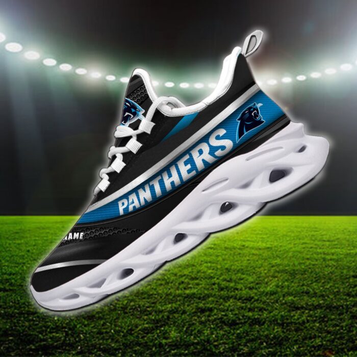 Custom Name Carolina Panthers Personalized Max Soul Shoes 94