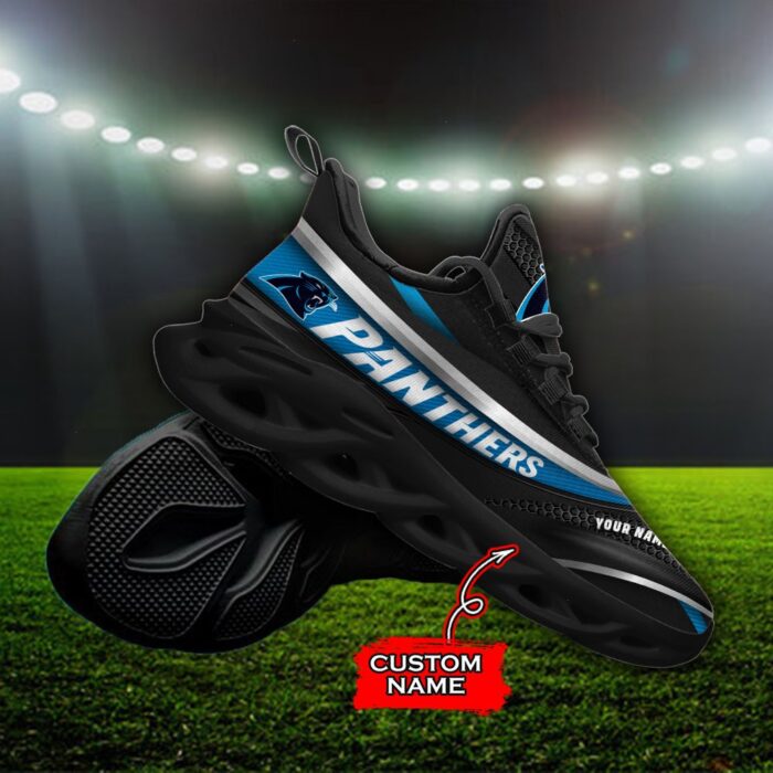 Custom Name Carolina Panthers Personalized Max Soul Shoes 94