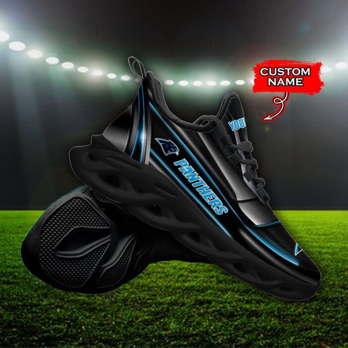 Custom Name Carolina Panthers Personalized Max Soul Shoes 95