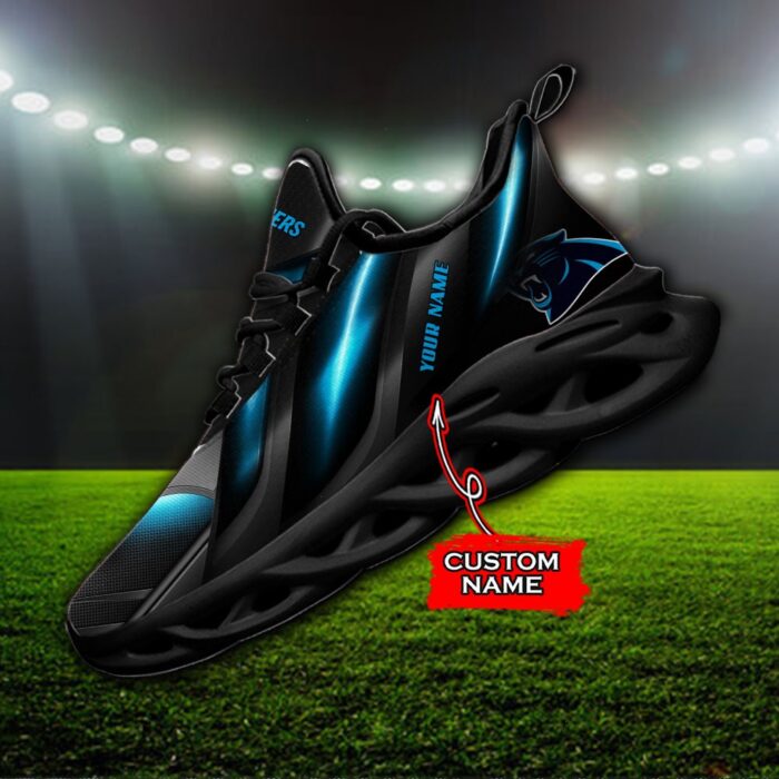 Custom Name Carolina Panthers Personalized Max Soul Shoes Ver 1