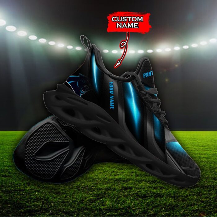 Custom Name Carolina Panthers Personalized Max Soul Shoes Ver 1