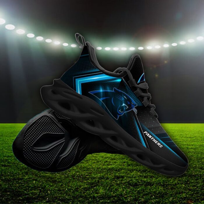 Custom Name Carolina Panthers Personalized Max Soul Shoes Ver 2