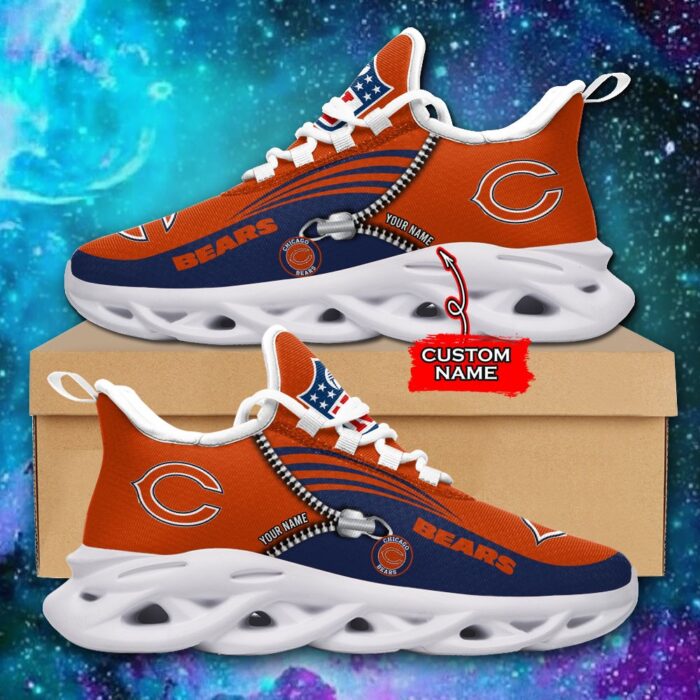 Custom Name Chicago Bears Personalized Max Soul Shoes 75