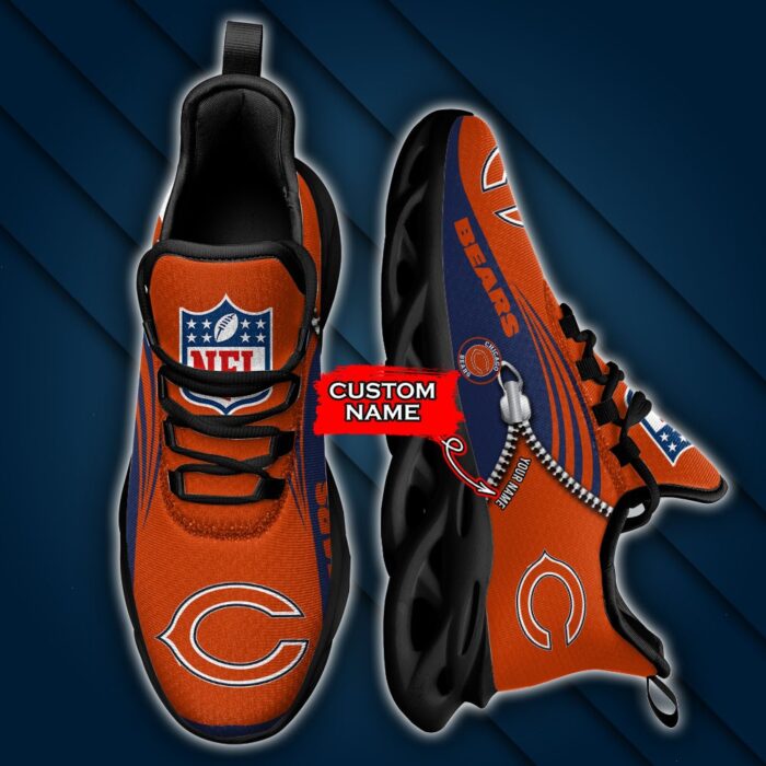 Custom Name Chicago Bears Personalized Max Soul Shoes 75