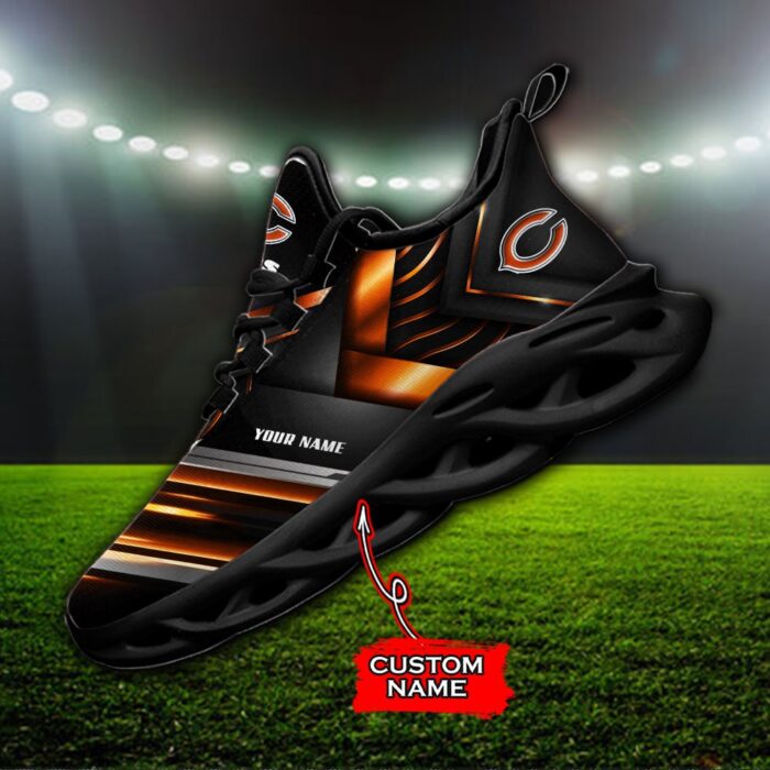 Custom Name Chicago Bears Personalized Max Soul Shoes 86