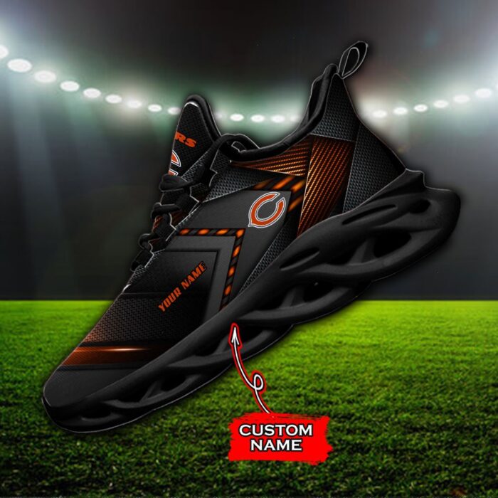 Custom Name Chicago Bears Personalized Max Soul Shoes Fan Gift