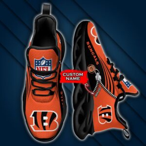 Custom Name Cincinnati Bengals Personalized Max Soul Shoes 75