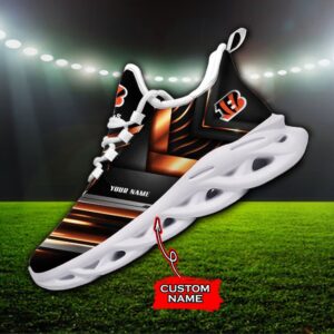 Custom Name Cincinnati Bengals Personalized Max Soul Shoes 86