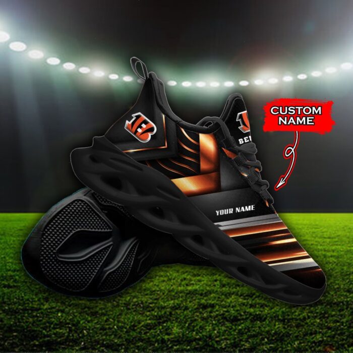 Custom Name Cincinnati Bengals Personalized Max Soul Shoes 86