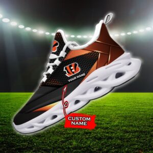 Custom Name Cincinnati Bengals Personalized Max Soul Shoes 87