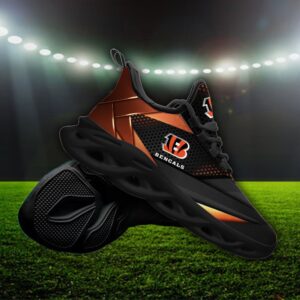 Custom Name Cincinnati Bengals Personalized Max Soul Shoes 87