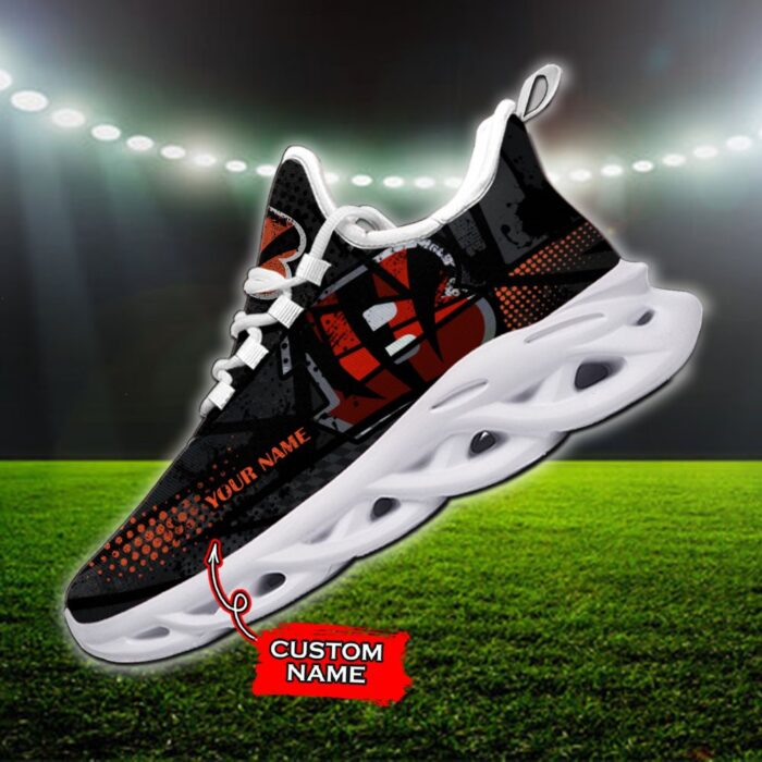 Custom Name Cincinnati Bengals Personalized Max Soul Shoes 92