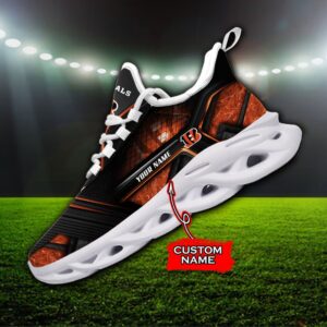 Custom Name Cincinnati Bengals Personalized Max Soul Shoes 93