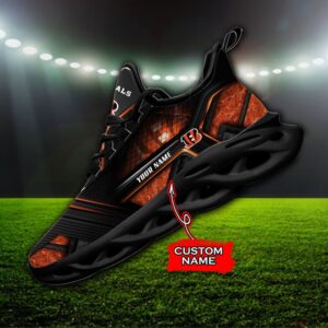 Custom Name Cincinnati Bengals Personalized Max Soul Shoes 93