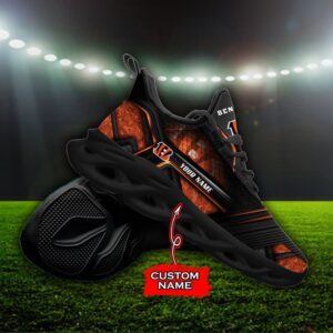 Custom Name Cincinnati Bengals Personalized Max Soul Shoes 93