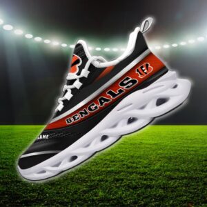 Custom Name Cincinnati Bengals Personalized Max Soul Shoes 94