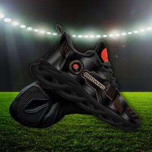 Custom Name Cleveland Browns Personalized Max Soul Shoes 81