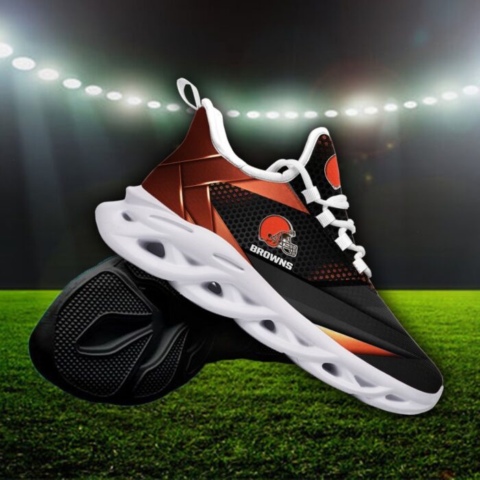 Custom Name Cleveland Browns Personalized Max Soul Shoes 87