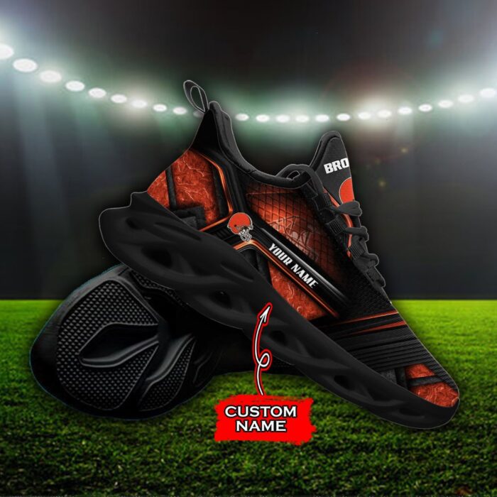 Custom Name Cleveland Browns Personalized Max Soul Shoes 93