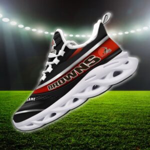 Custom Name Cleveland Browns Personalized Max Soul Shoes 94