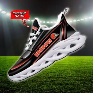 Custom Name Cleveland Browns Personalized Max Soul Shoes 95