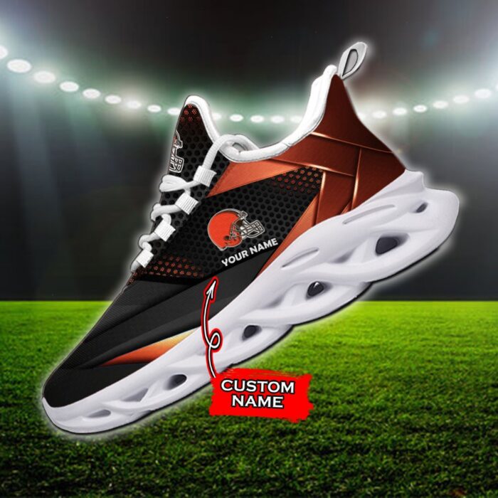 Custom Name Cleveland Browns Personalized Max Soul Shoes C15 CH1