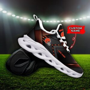 Custom Name Cleveland Browns Personalized Max Soul Shoes Fan Gift